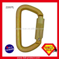 2200SG Steel D Screw Gate Opening Rescue Carabiner